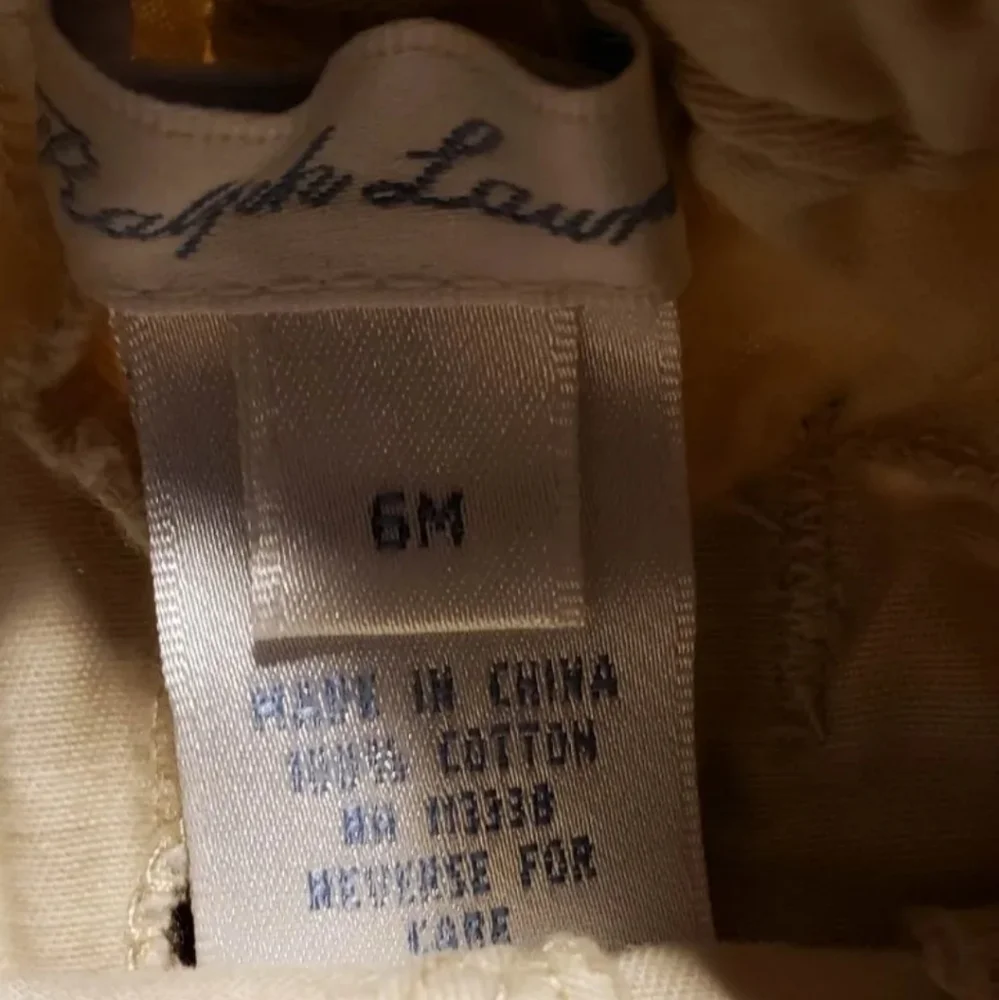 Ralph Lauren & Levi's Baby Girls Pants Size: 6 Months Lot of 2